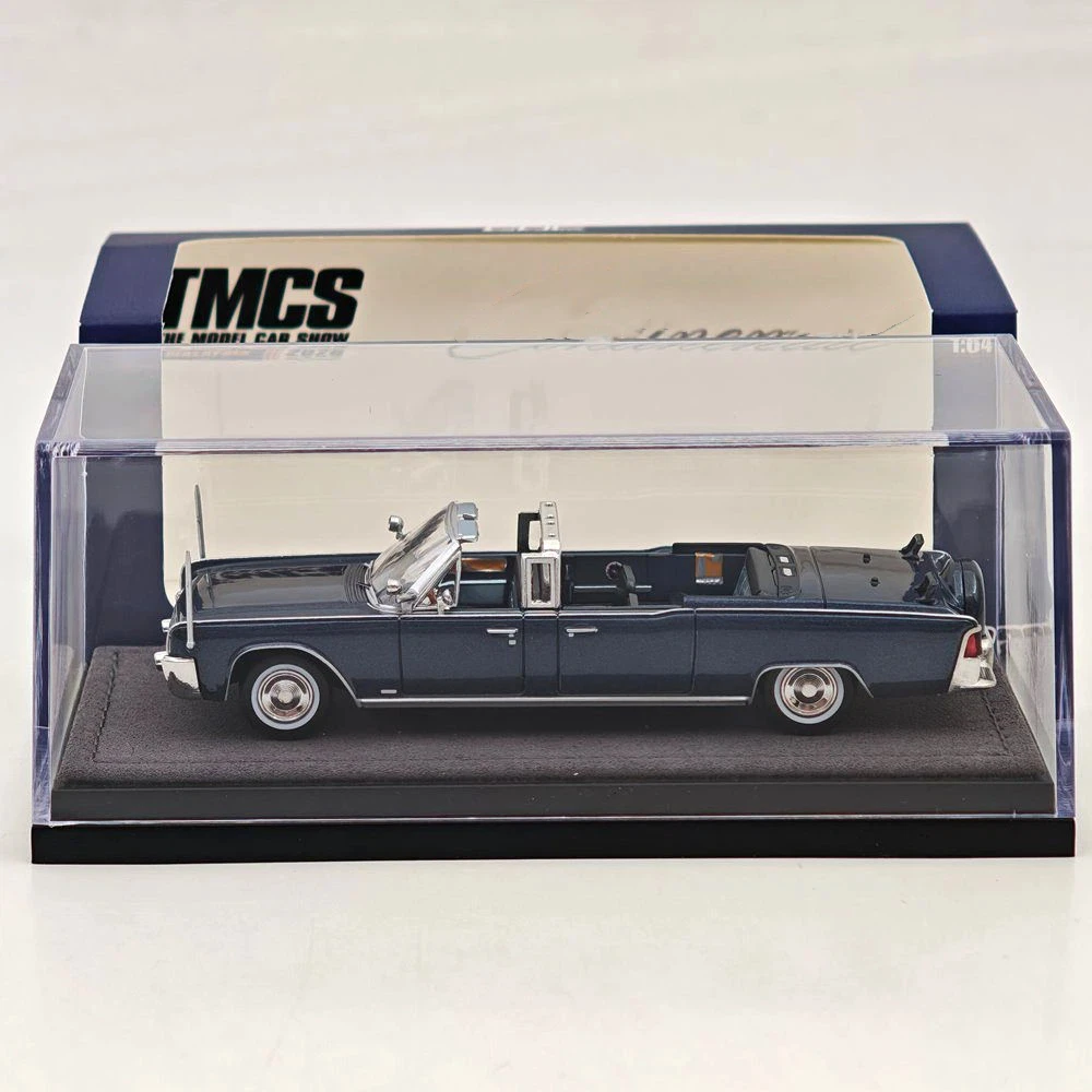 goc-1-64-continental-x100-jfk-limousina-presidenziale-blu-tmcs-2026-modellino-auto-da-collezione-in-metallo-pressofuso-modellini-di-veicoli-giocattolo-in-miniatura