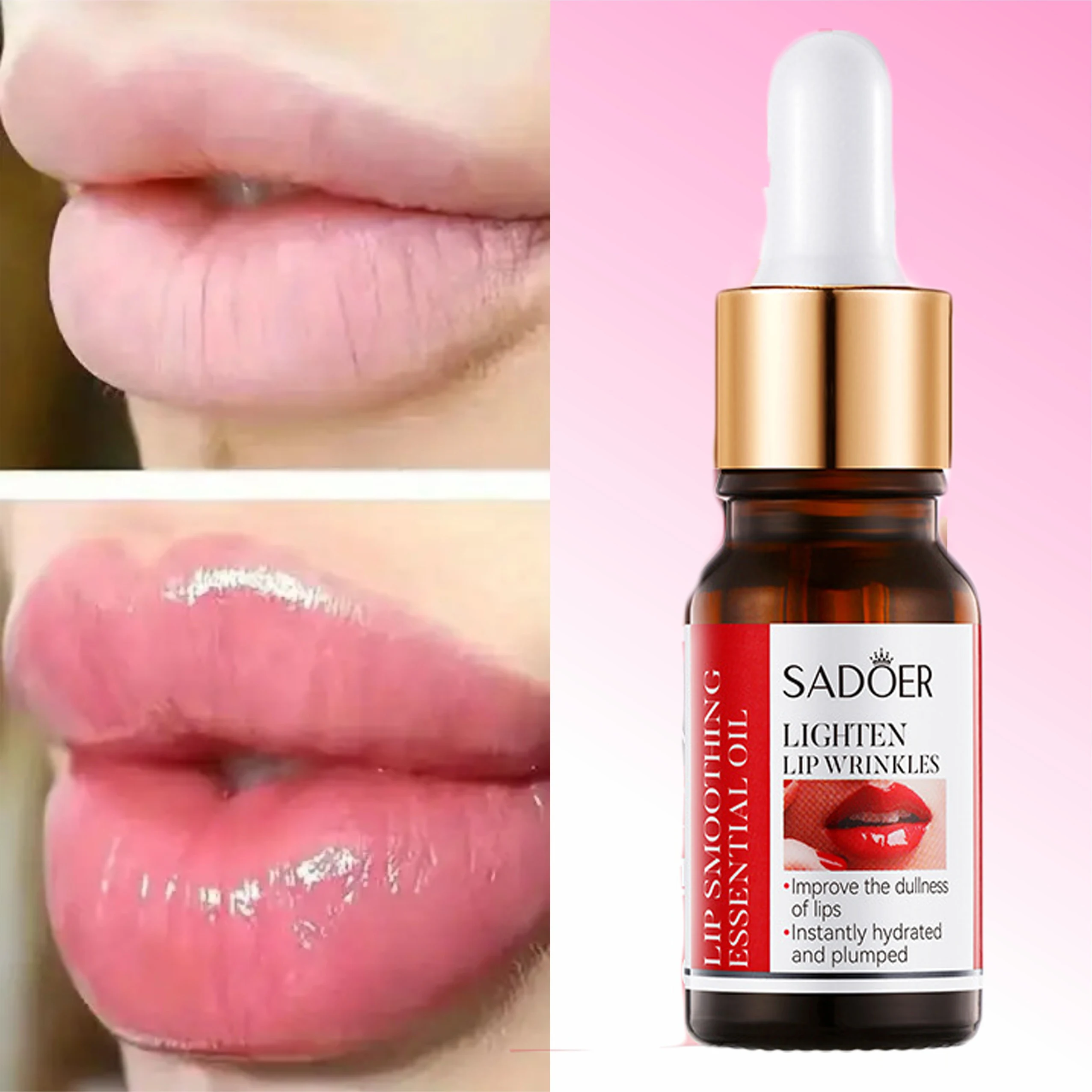 Olejek do ust natychmiastowy efekt powiększający usta długotrwały efekt objętości nawilżający seksowna pielęgnacja ust redukujący drobne linie błyszczyk serum kosmetyki