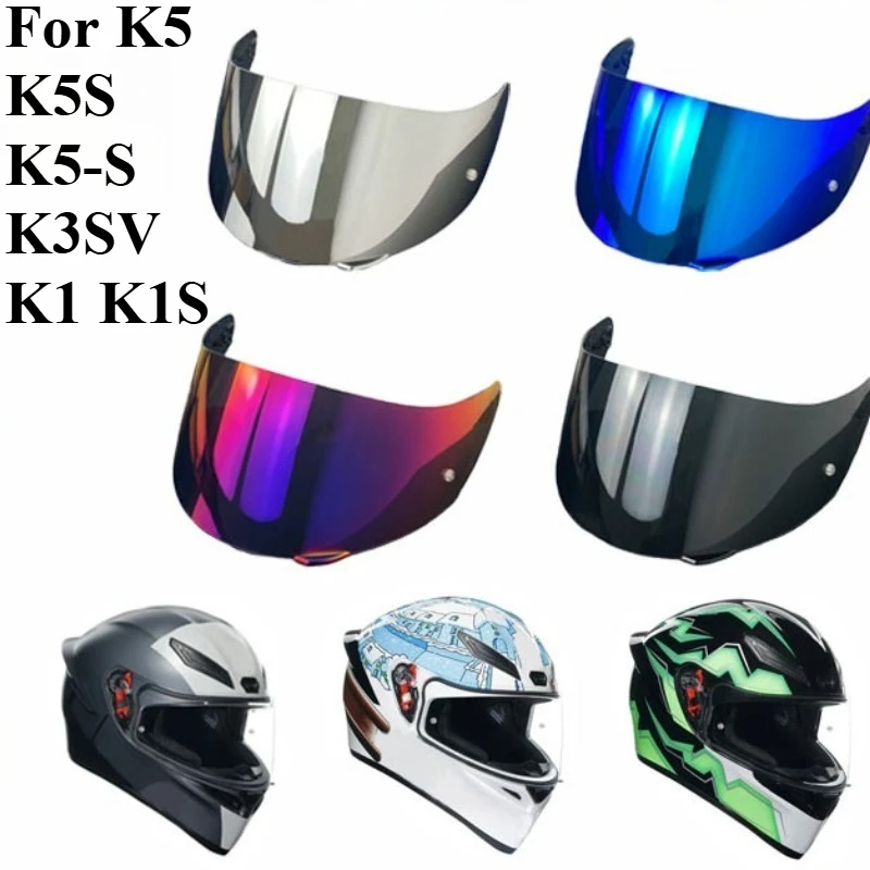 

K5 K5S K5-S K3SV K1 K1S Motorcycle Helmet Shield for AGV Visera Casco Moto Visor K3SV helmet visors UV Protection