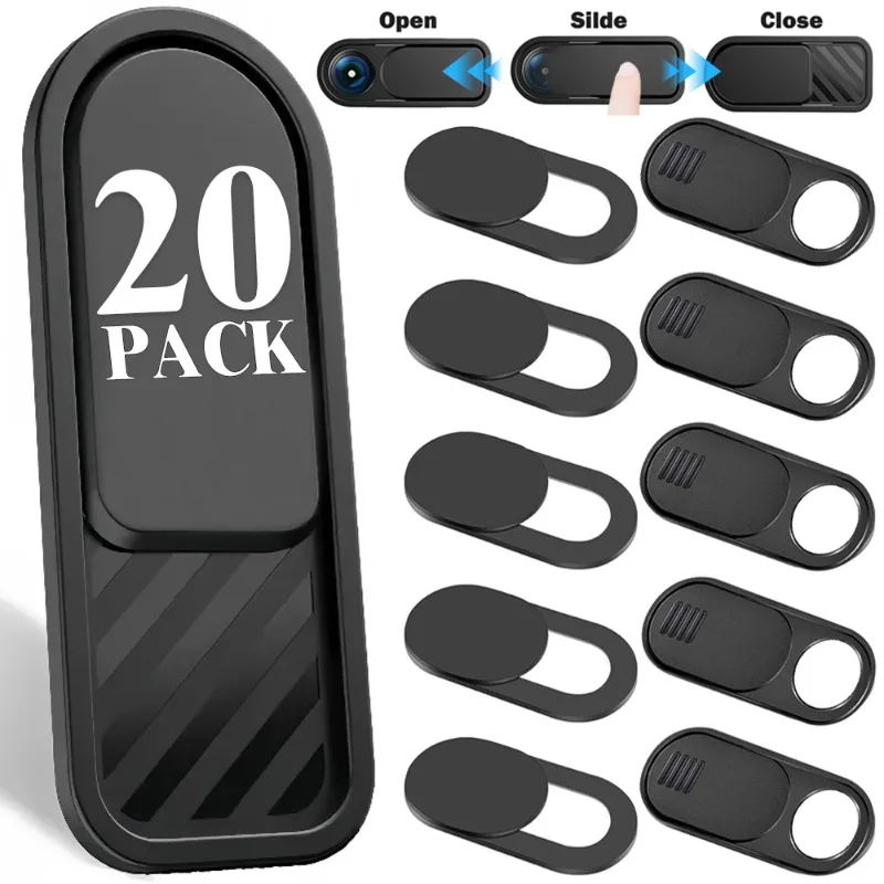 

20-1 шт., чехлы для веб-камеры, наклейка для конфиденциальности, защита от подглядывания, защита от затвора, крышка объектива веб-камеры для ноутбука, iPad, ПК, Macbook