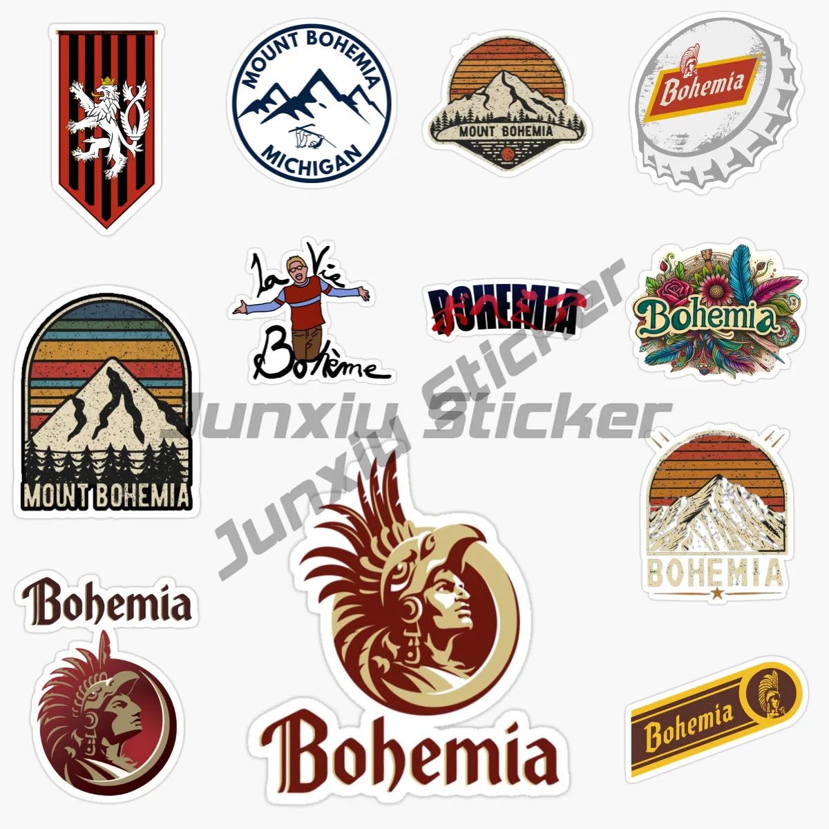 

Bohemia The Czech Republic Bohemia Landscape Car Sticker Vinyl Self-adhesive Decoration Decal Accessories