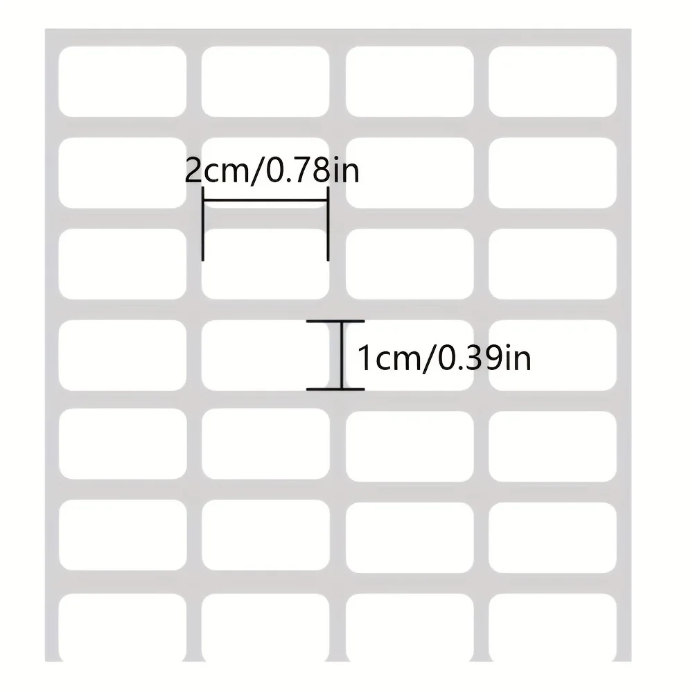 60/120/2400 sheet square round Classification Label stickers Diamond Painting Tools Diamond Distinguish Storage box Sticker Hot