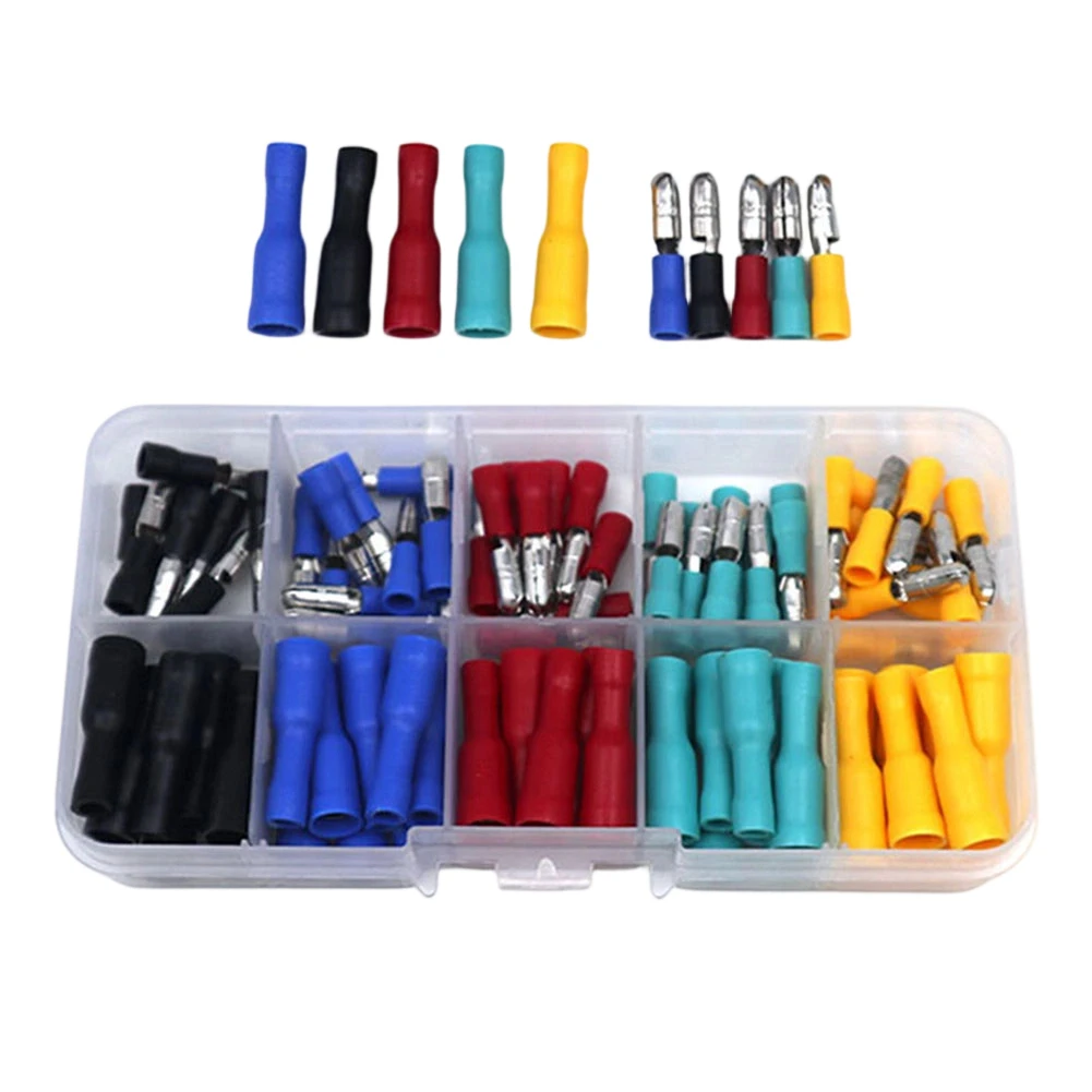 Crimping Connectors with Insulated Housing for 22 AWG 10 AWG Wire Gauges Supporting Stable Electrical Connections