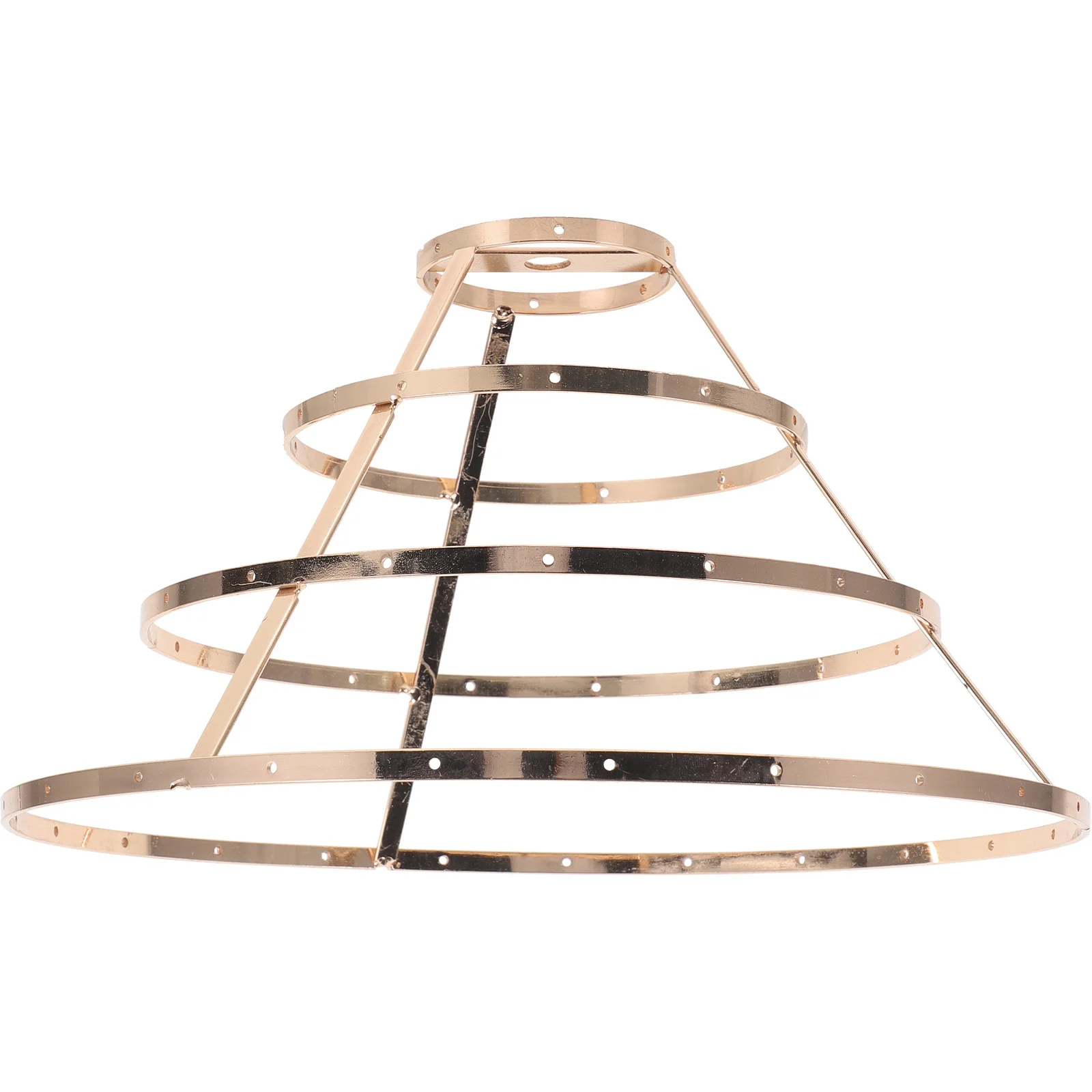 

Crystal Lamp Frame Iron Diy Table Light Cover Rack Metal Lampshade Holder For Home Hotel Decor Lampshade Making Frame