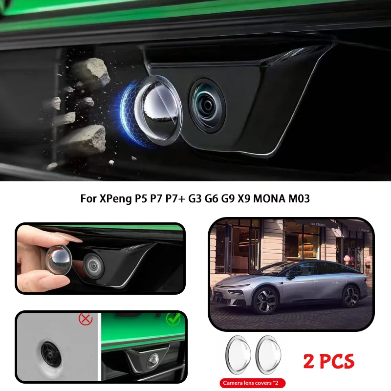 For XPeng P5 P7 P7+ G3 G6 G9 X9 MONA M03 Car camera protective cover lens cover
