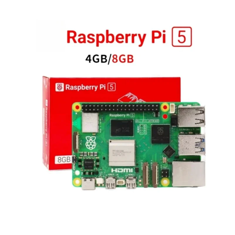 VivaRaspberry Pi 5B 4G/8GB Generation Development Board LINUX Suite Computer AI Programming Motherboard Raspberry Pi 5 4G/8GB