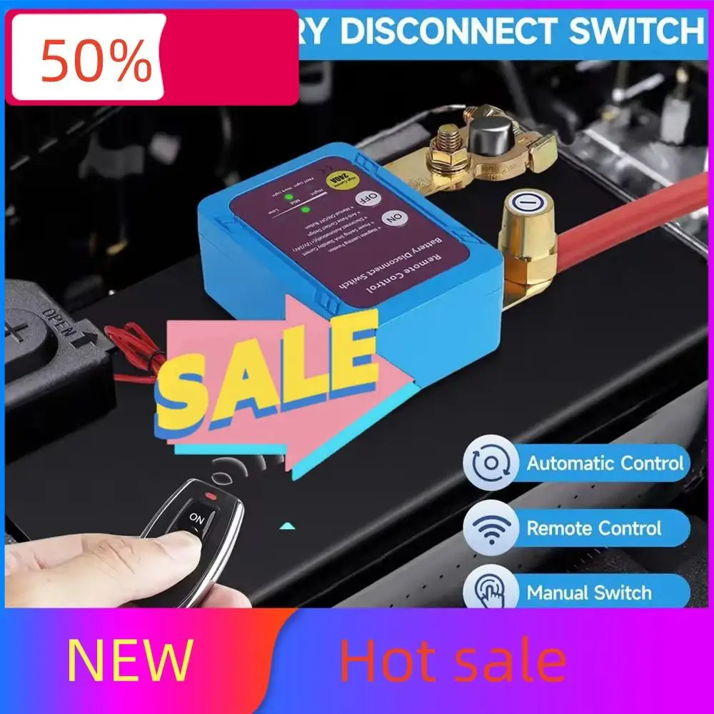 12/24V Remote Battery Disconnect 240A Kill Automatic Power Shut Off With Display Remote Control
