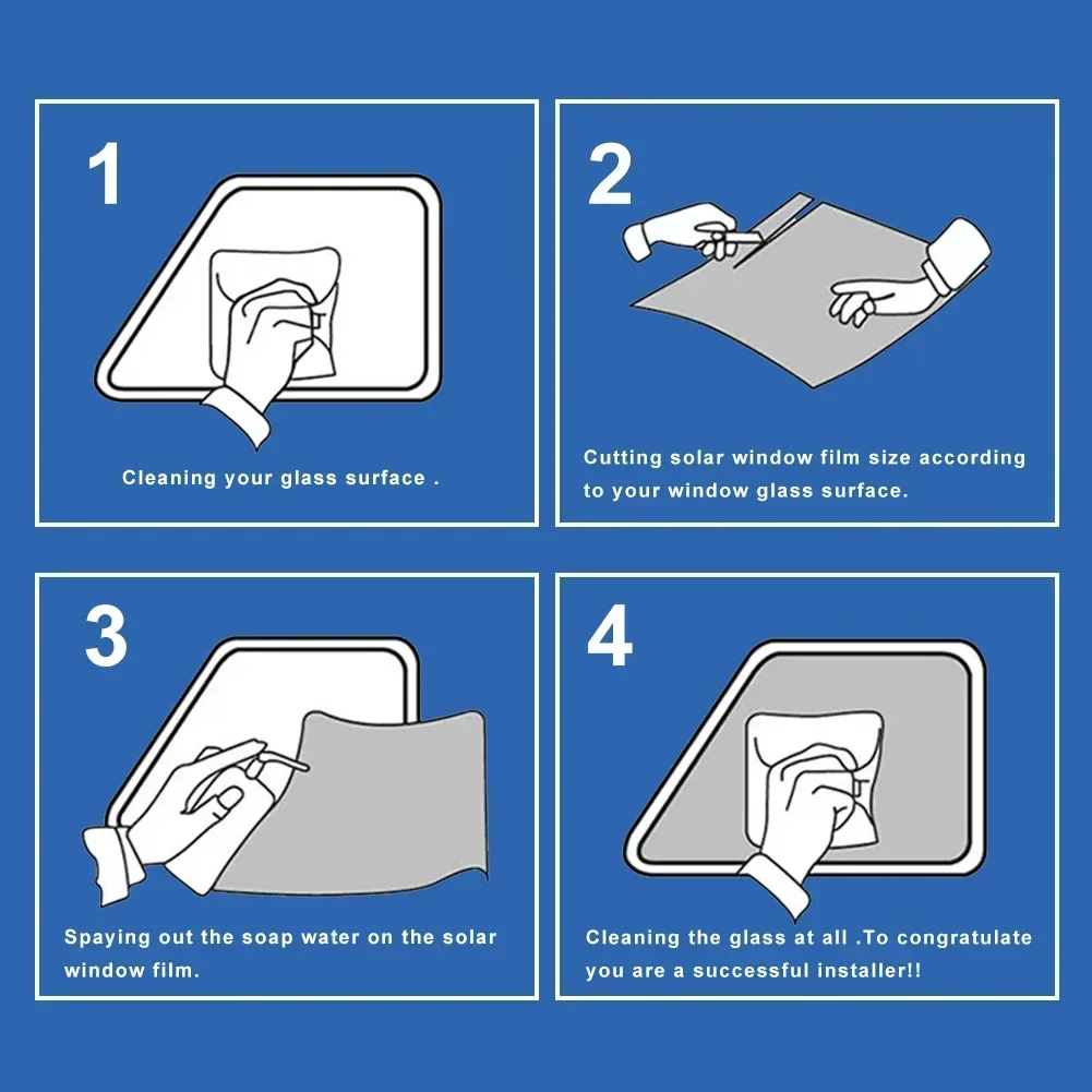 50x300 سنتيمتر الأسود نافذة السيارة فيلم 5%/20%/35%/50%/70% VLT نافذة تلوين الزجاج التظليل ملصق الصيف UV حامي اكسسوارات السيارات #6