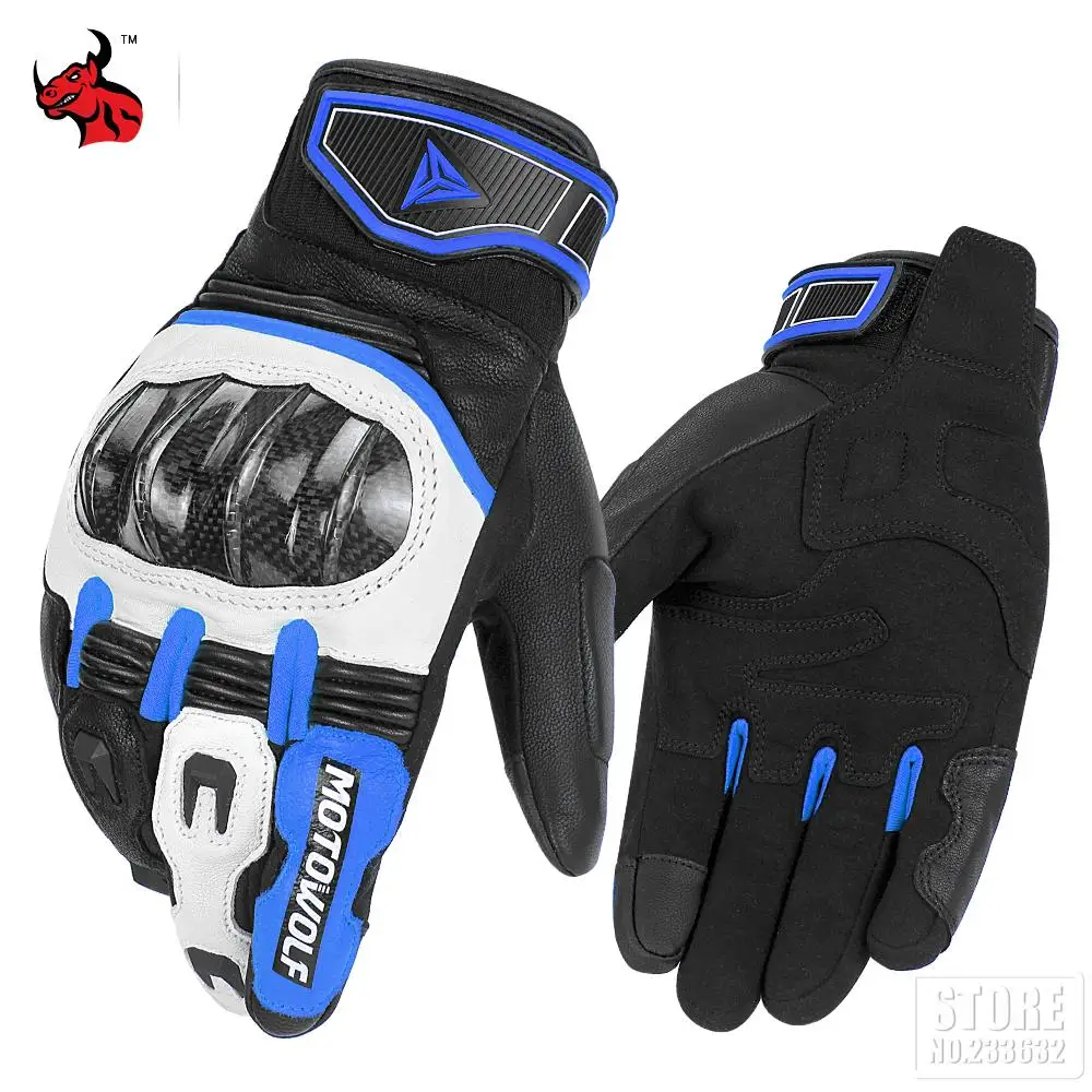 

Leather Gloves Motorcycle Gloves Men Women Touch Screen Breathable Moto Racing Riding Motorbike Protective Gear Motocross Gloves