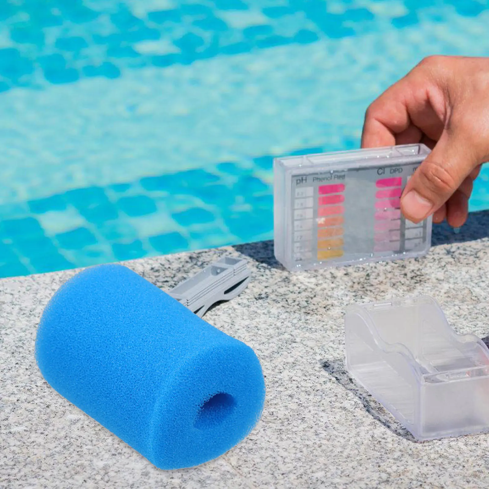 

Replacement Pool Filter Sponge Column High Density Reusable for Swimming Pools Spa Filters Above Ground