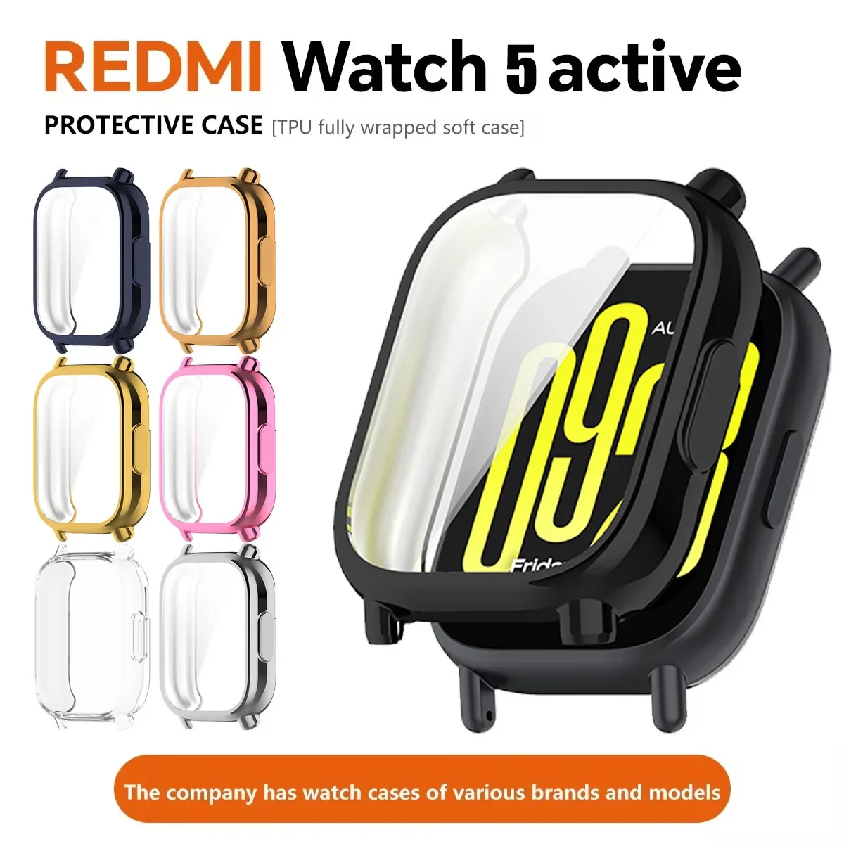 TPU-Displayschutzfolie für Xiaomi Redmi Watch 5, aktive Smart-Armband-Hülle, Schutzhülle für Xiaomi Redmi Watch 5 Lite