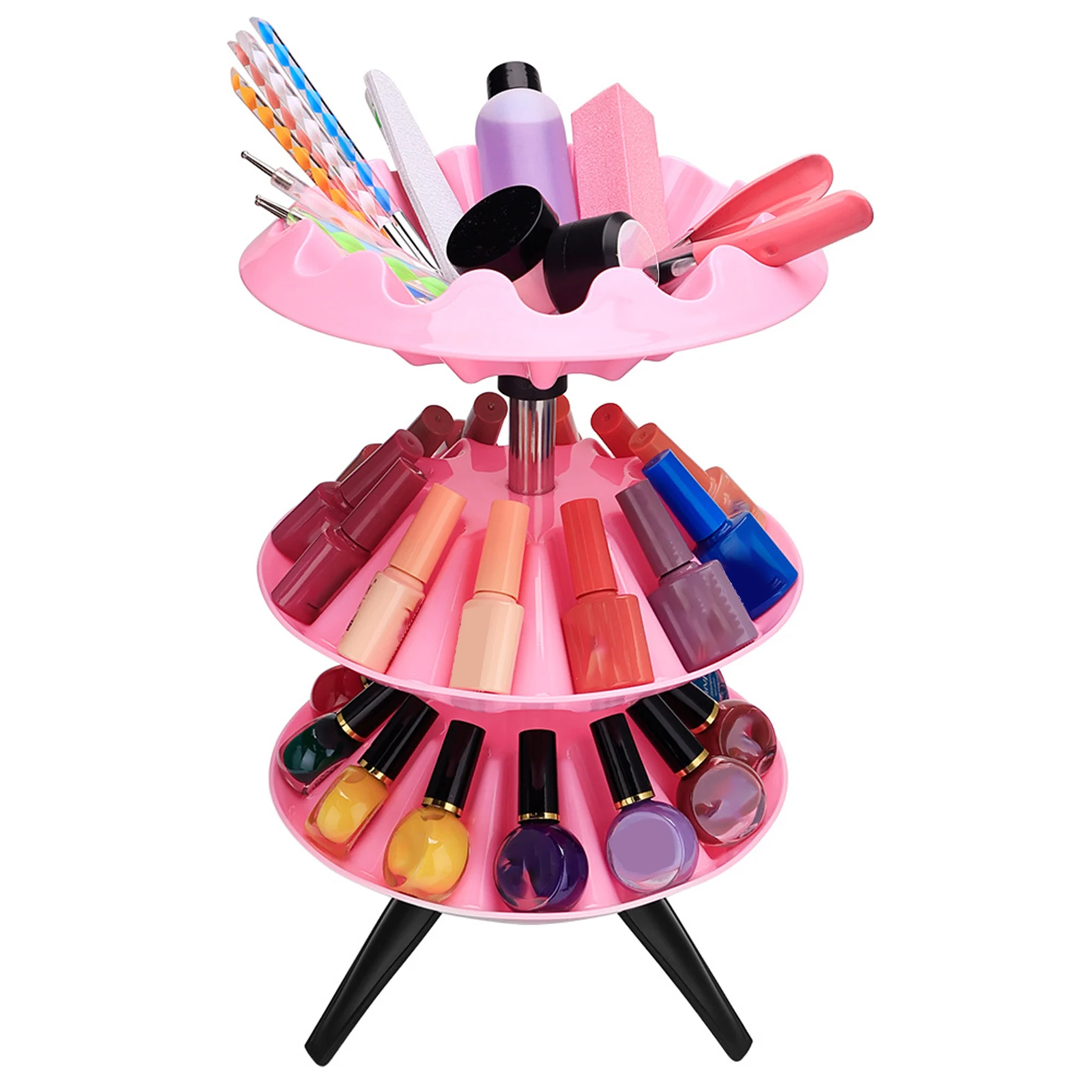 Lipstick Holder Organizer Tower Lipgloss Display Stand Lipstick Stand Holder for Bathroom Drawer Cosmetic Makeup Lipstick