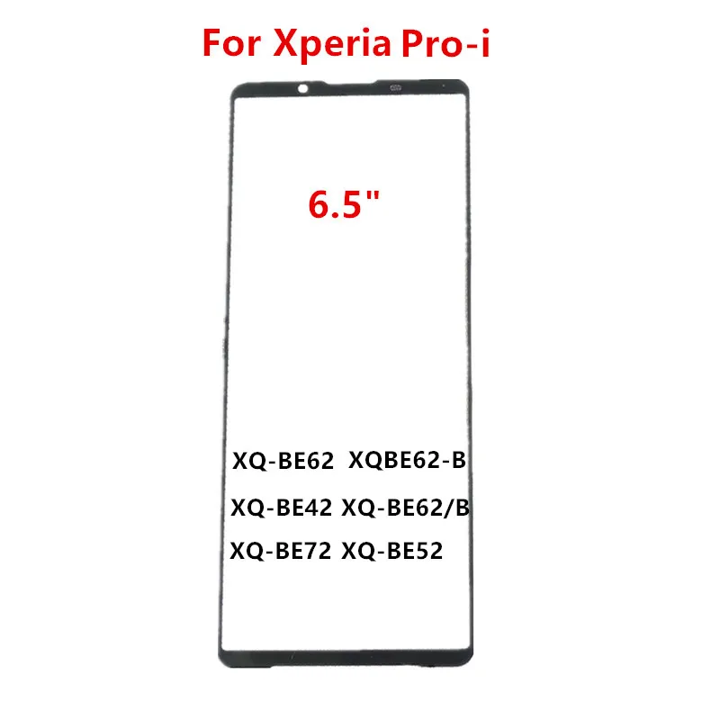 Outer Screen For Sony Xperia Pro i IV 1 iii 5 ii 10 Front Touch Panel LCD Display Glass Cover Repair Replace Parts