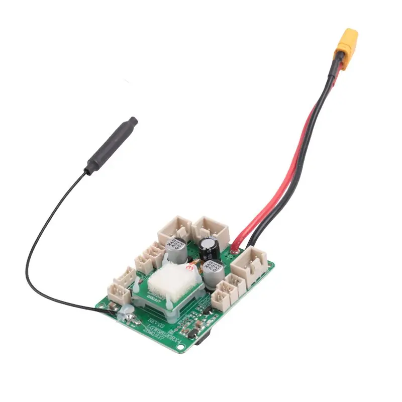 ABJL Receiver Main Board for Wltoys XK X450 RC Airplane Aircraft, Spare Parts Accessories, Green, Composite Material 2
