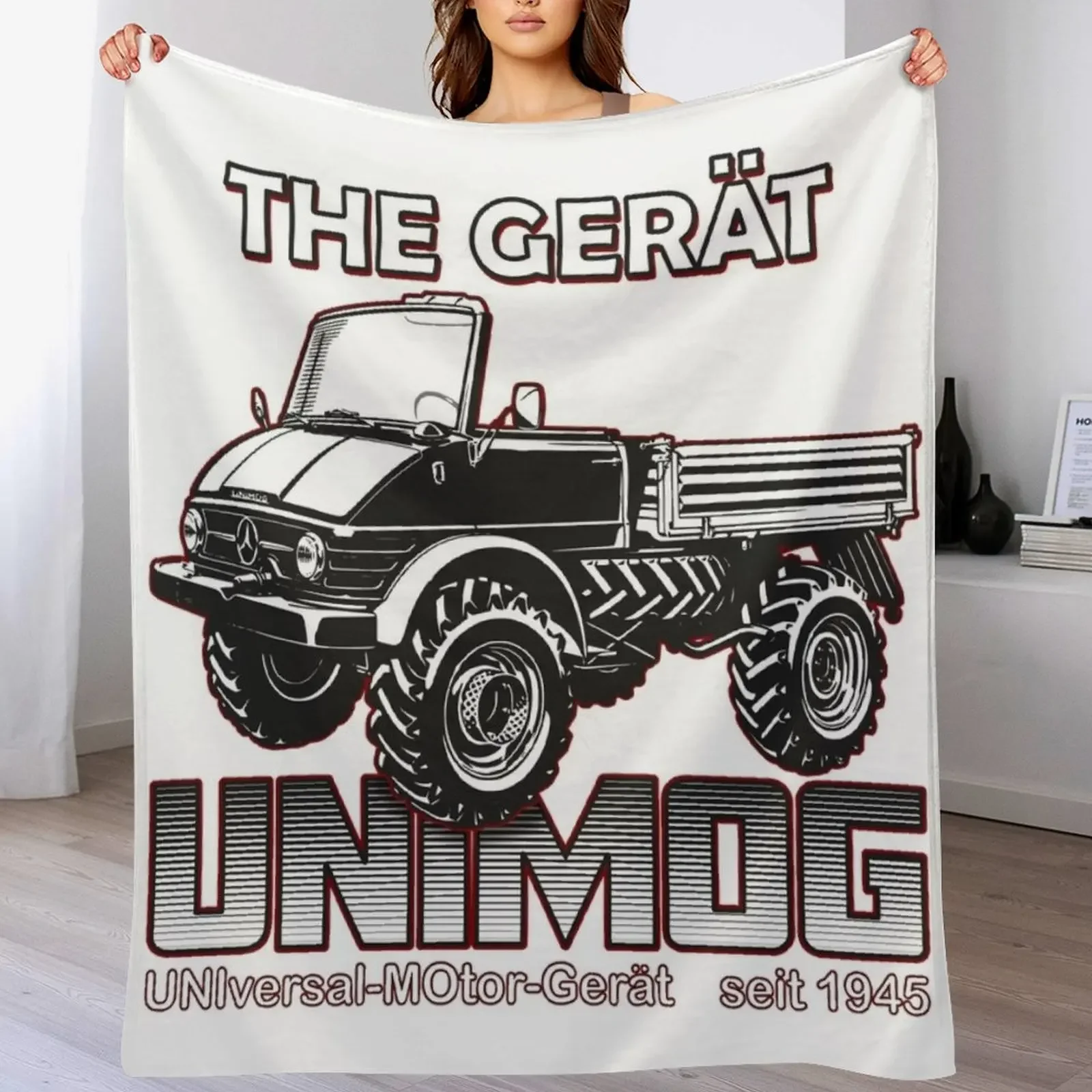 

THE GREAT UNIMOG (UNIversal-MOtor-Gert) Throw Blanket Sofa Extra Large Throw Nap Blankets