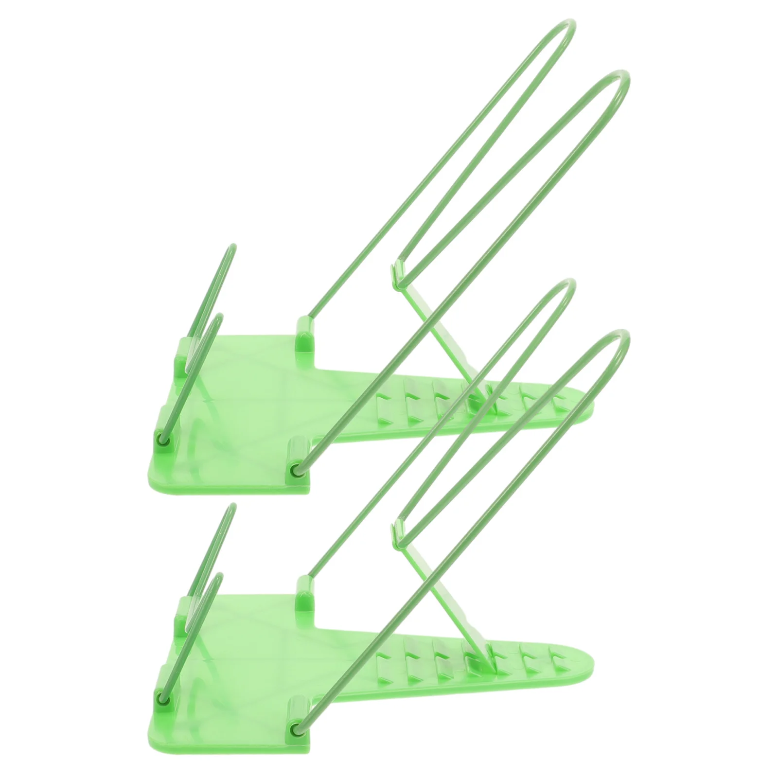 

2pcs Shelf Adjustable 0°-68° Lightweight Portable Book Support For Home Office Dorm Library Reading Stand Book Reading Rack