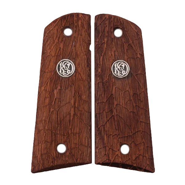 KSD Brand Colt 1911 FIT Model Compatible Walnut Grips Stone