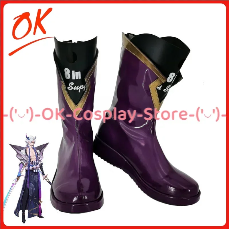 

[На заказ] Yone обувь для косплея игра LOL аниме реквизит для ролевых игр Хэллоуин карнавал вечерние ботинки из искусственной кожи