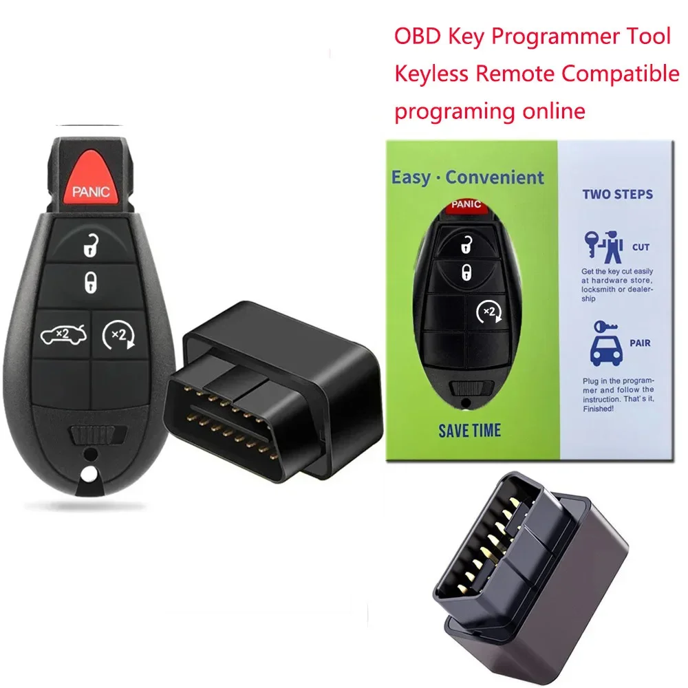 M3N5WY783X OBD Key Programmer Keyless 433 MHz For Chrysler 300 Dodge Charger/Challenger/Magnum/Durango Jeep Grand Cherokee