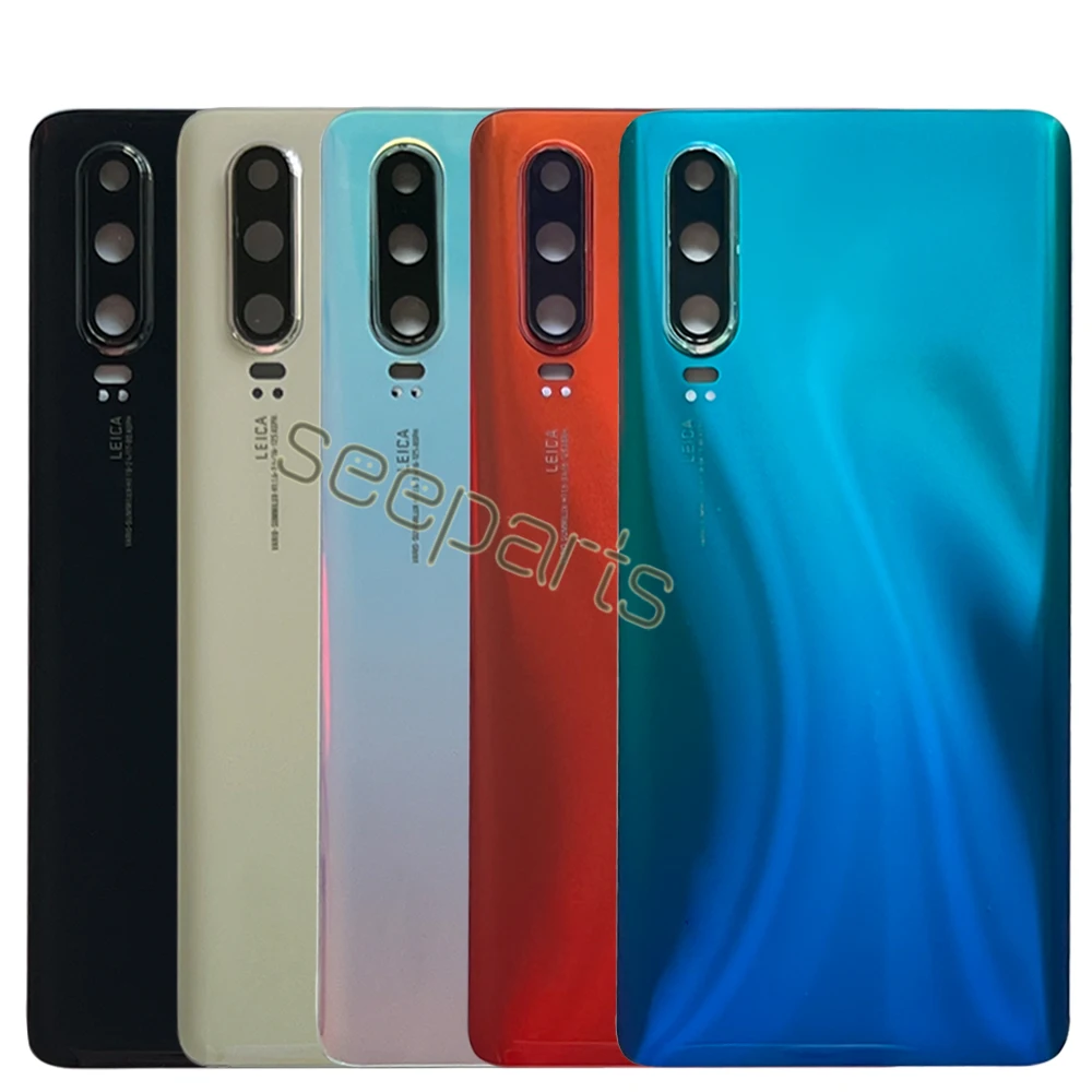 Battery Glass Door With Lens For Huawei P30 ELE-L04 L09 P30 Pro VOG-L29 L04 Back Glass P30 Lite MAR-L01A Back Cover