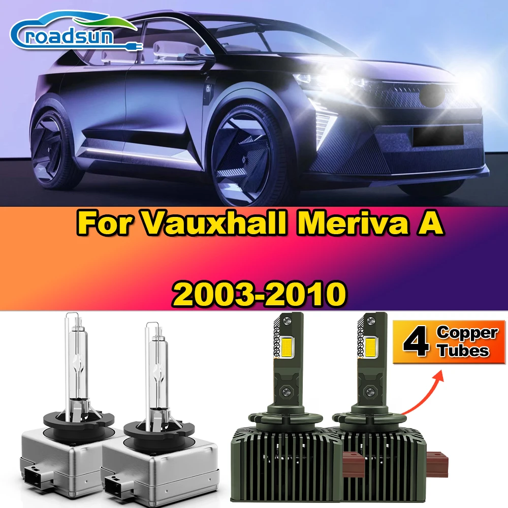 

Супер яркая светодиодная фара D1S 30000LM CSP Chip HID ксеноновая лампа 6000K Plug&Play для Vauxhall Meriva A 2003-2007 2008 2009 2010