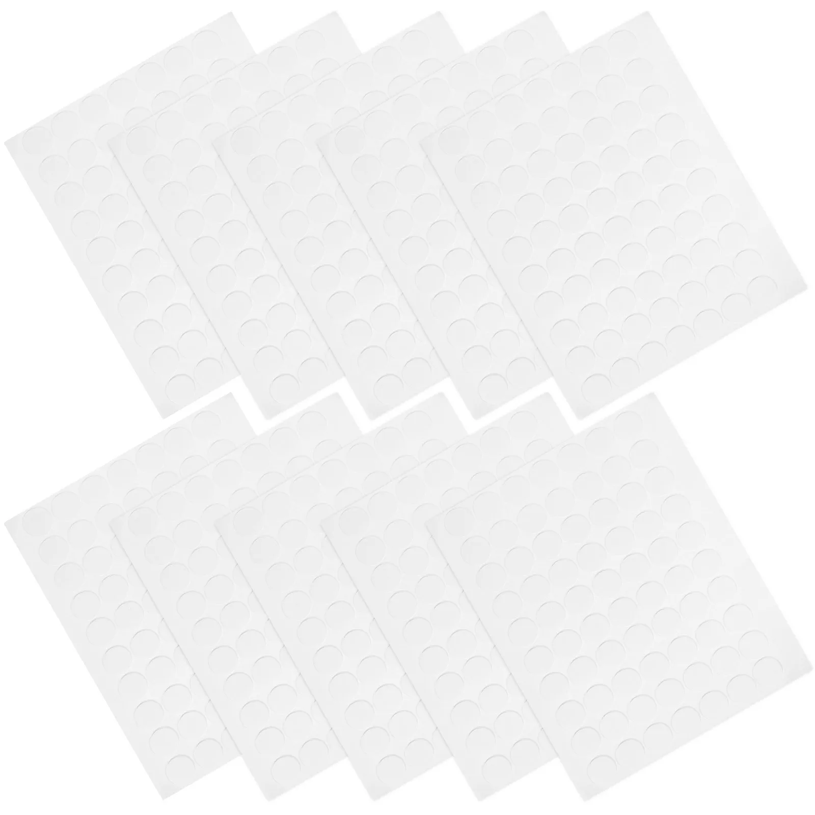 

10 Sheets Adhesive Circle Dots Double Side Tape Sided Stickers Removable Glue Balloon Sticky