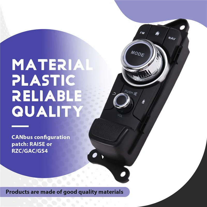 

Car Central Controller Mode Knob Button Mouse NAV Controller Switch Button For Mazda CX-3 2 Demio Low-End 2014-2021