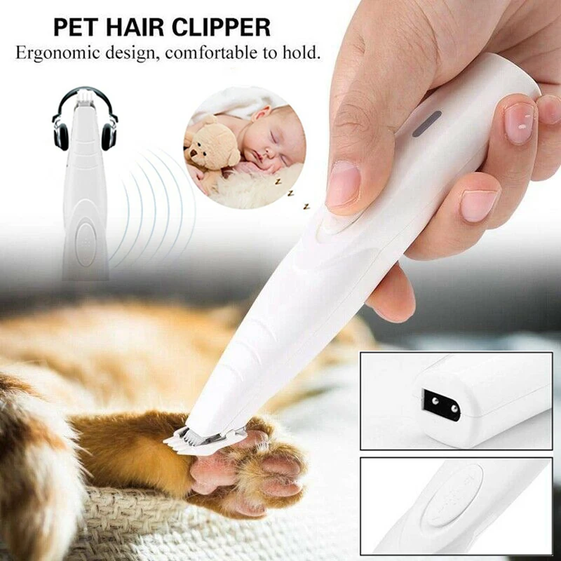 Professional Dog Electric Shaver Mini Toes Paw Pads Pet Trimmer Hair Clipper