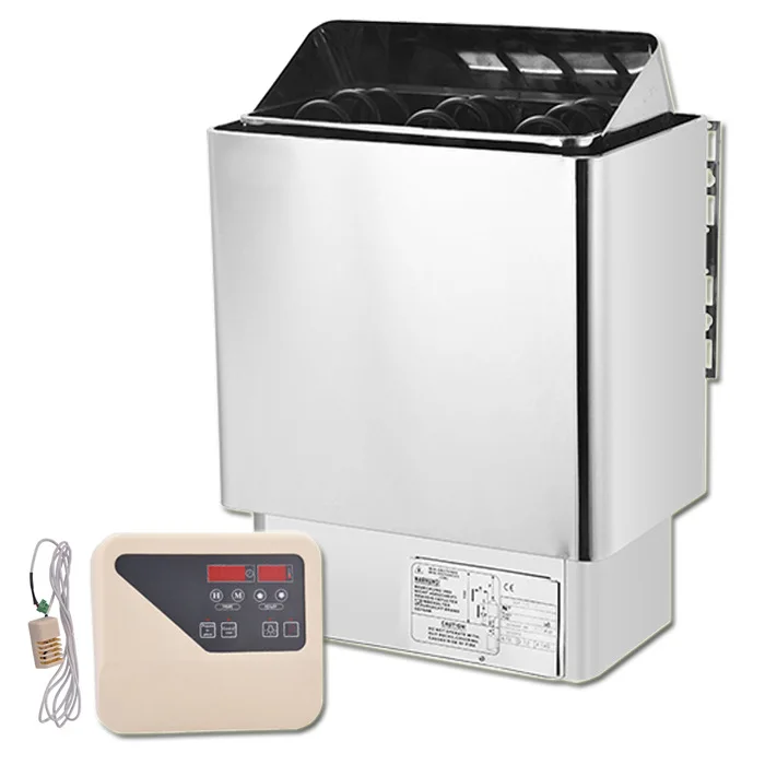 Sauna equipment Internal and external control sauna stove 3kw 4.5kw 6kw 9kw stainless steel dry sauna heater electric for sale