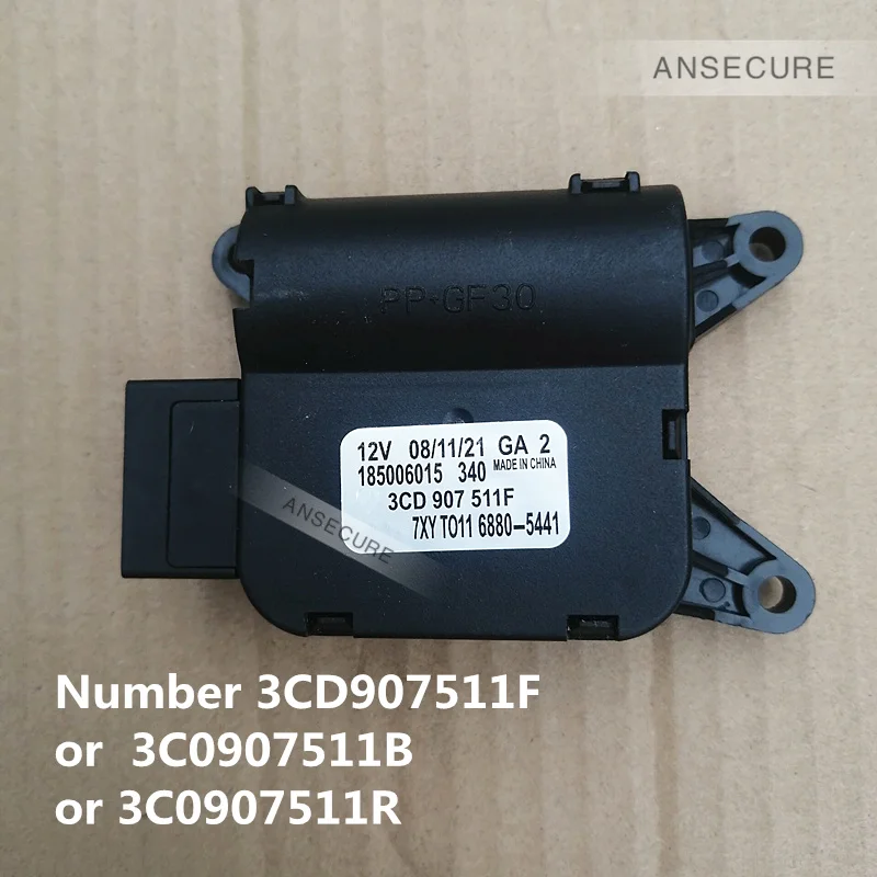 LHD prawy samochód regulacja temperatury klapa silnik sterujący dla VW Passat B6 Golf MK5 Eos Tiguan Skoda Superb 3C0907511B 3C0907511R