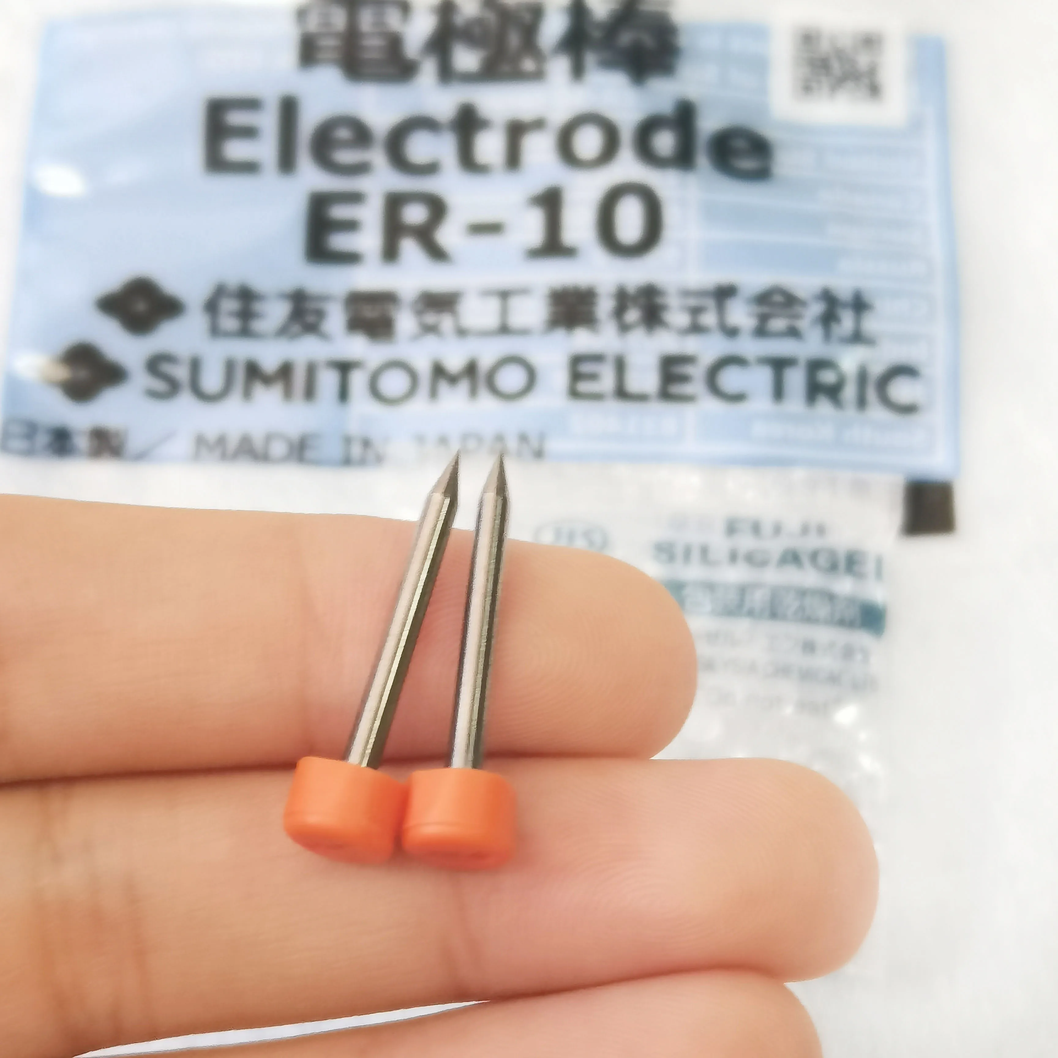 Envío Gratis Sumitomo ER-10 electrodo para T-39 T-71C 72C T-81C 82C Z1C Z2C Q101 T-400S/600C máquina de soldadura empalmadora de fibra óptica