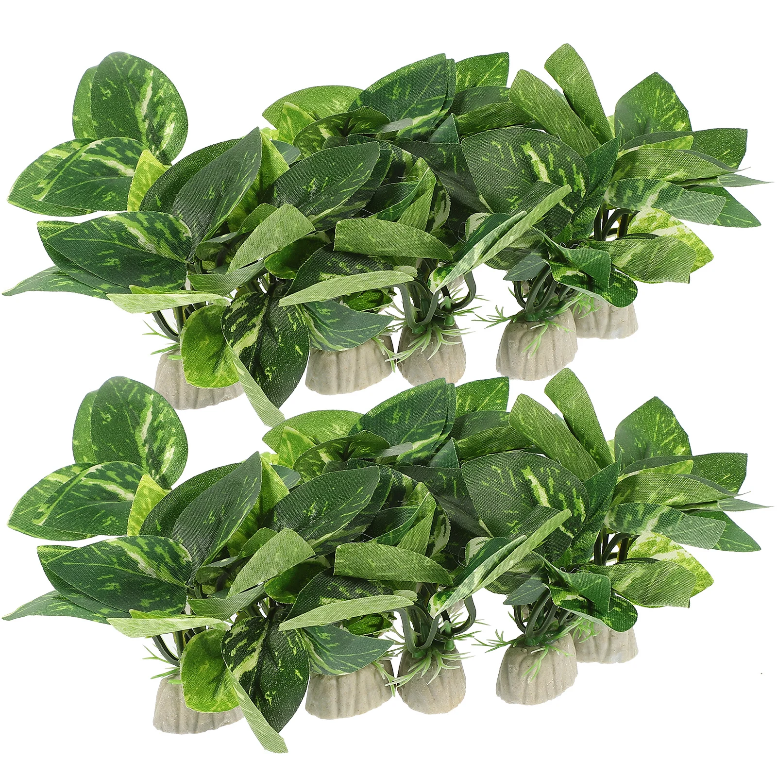 

10Pcs Plastic Aquarium Plant Artificial Lifelike Fish Tank Decorations Simulation Plants for Aquarium Fish Tank Decorations