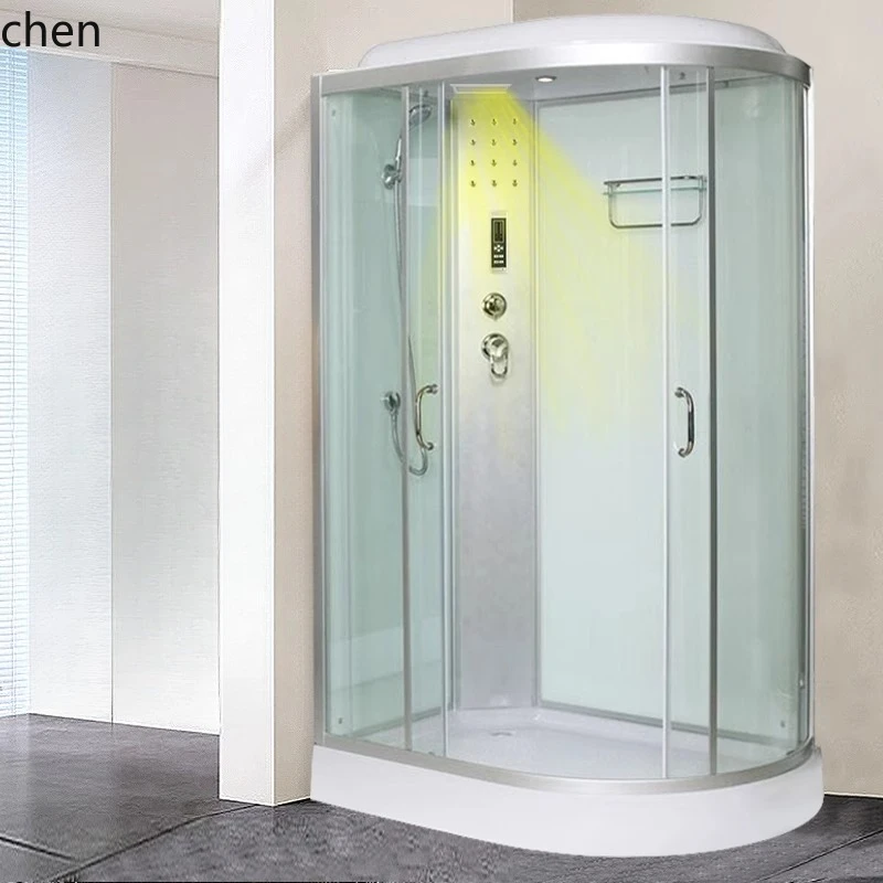

LXC integral shower room integral bathroom closed integrated tempered glass bath room upstairs