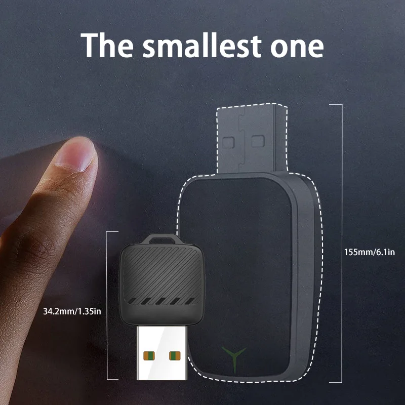 Adaptor Nirkabel Xiaomi 2 in 1 Android Auto Wireless CarPlay Dongle Sistem Cerdas Mobil AI Smart Box Untuk Mobil CarPlay Berkabel