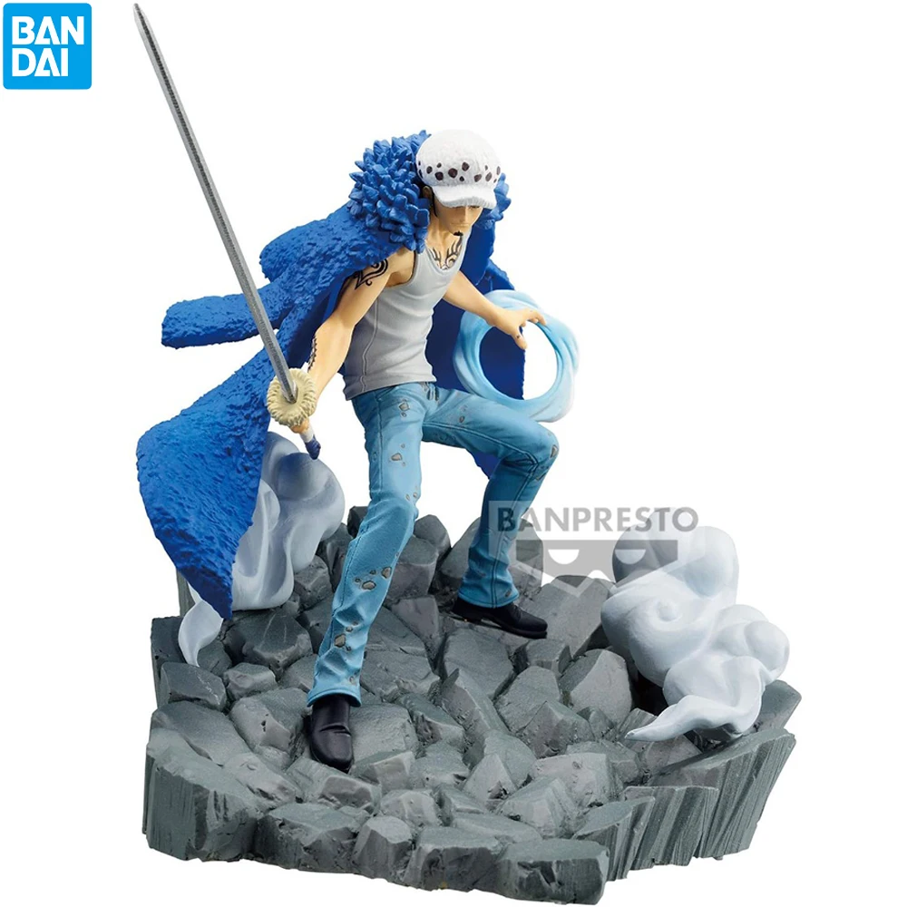 

BANDAI Banpresto One Piece SenkouZekkei Trafalgar Law Original Collectible Anime Figure Model Toy Gift