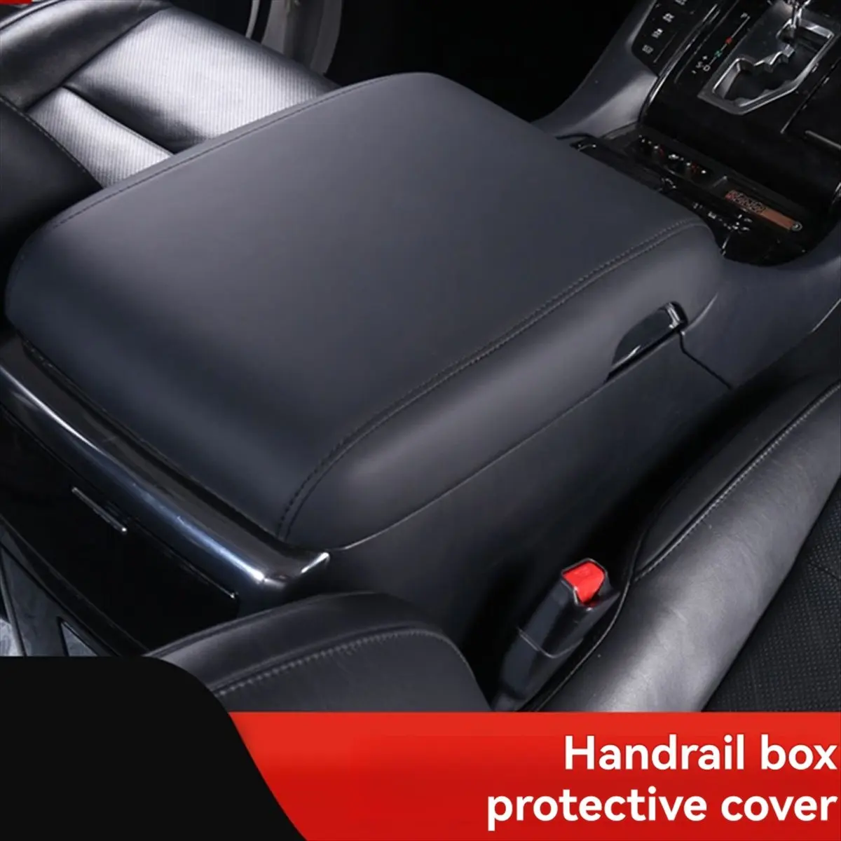 #67Q Automotive Parts & Accessories,Center Console Armrest Lid Cover for Toyota Black (Black)