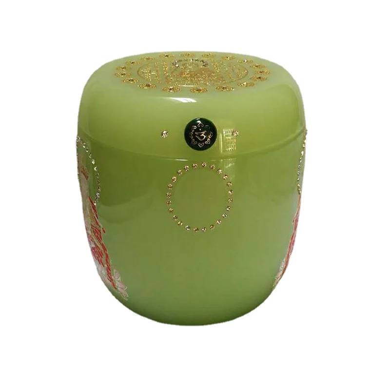 Hot sold jade stone cremation urn for human ashes Adult Medical Funeral Style Controller Material