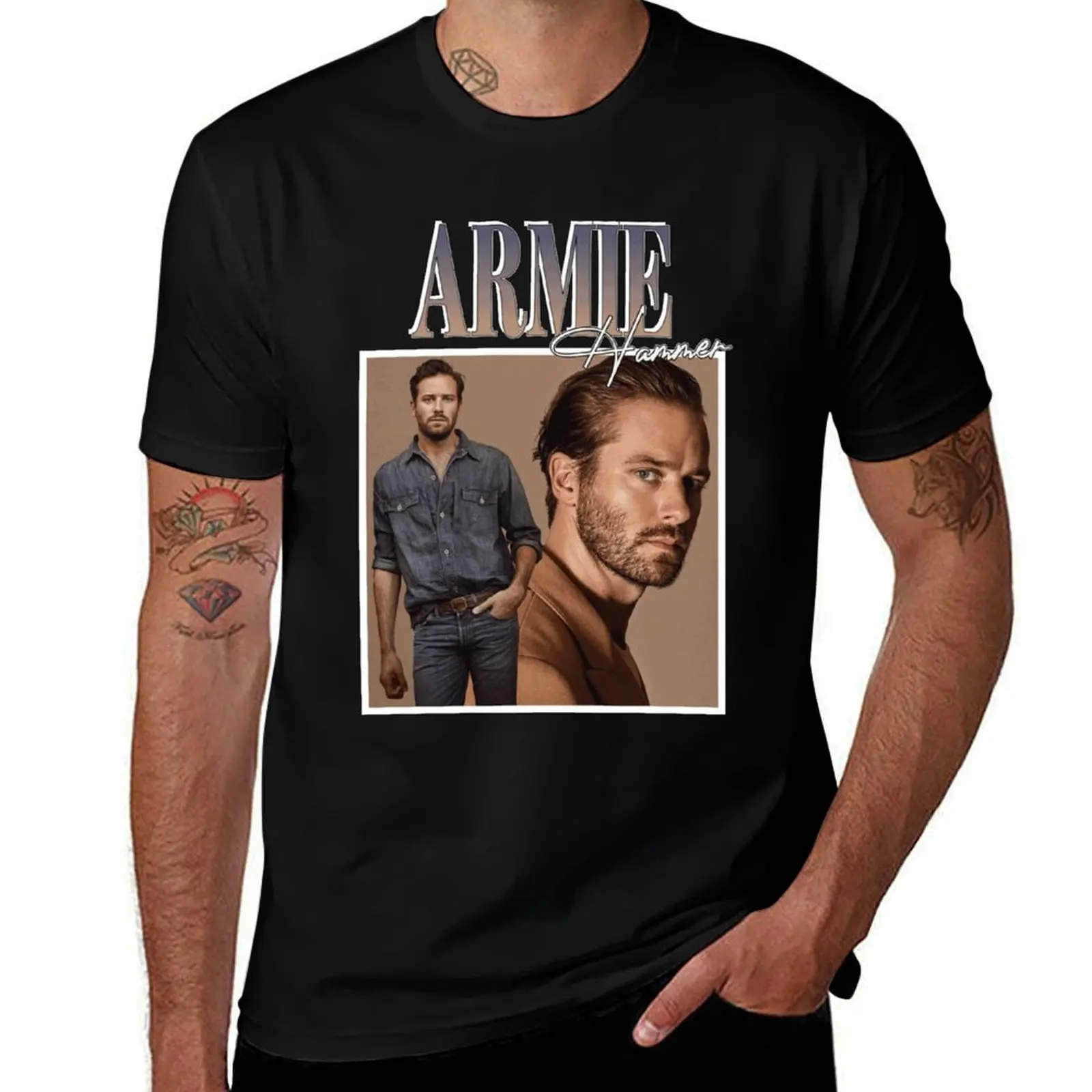 

Armie Hammer T-Shirt t shirts cotton 100% g man t shirts for men mens graphic t shirts T-shirt