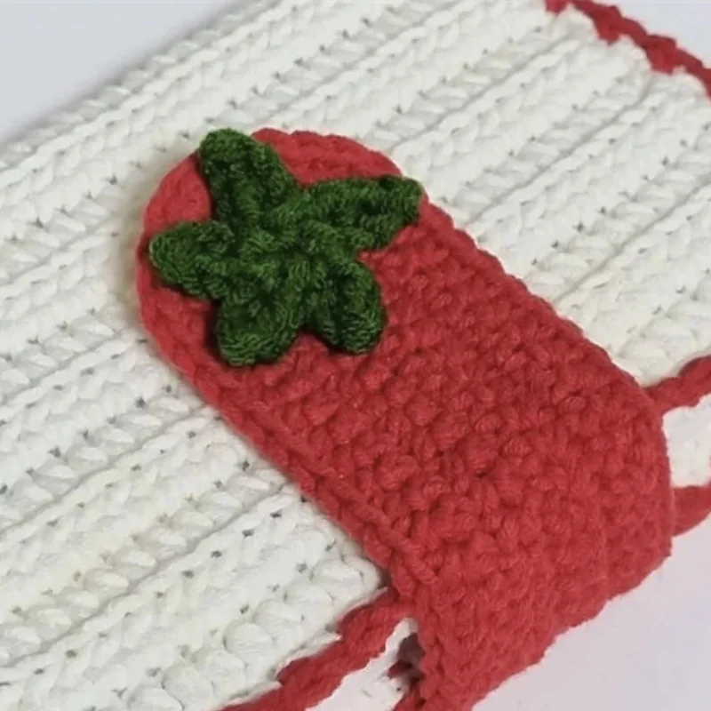 Handmade knitting Book Cover Decorative Notebook Cover Practical crocheted Book Sleeve reusable Book Casesate Protective cover