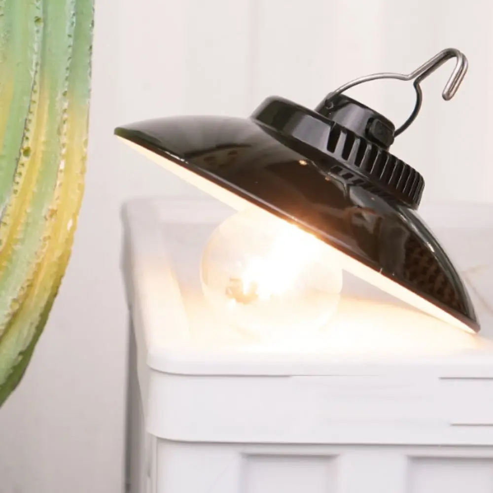 

USB-перезаряжаемый ретро-фонарь для кемпинга с зарядкой Type-C, декоративная светодиодная лампа для палатки с крючком, водонепроницаемый подвесной светильник