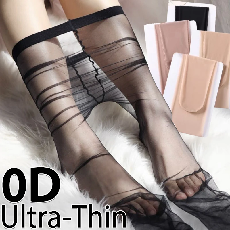 0d Ultra-Dunne Sexy Doorschijnende Panty Transparante Vrouwen Panty Ademende Dames Stretchy Skinny Slanke Kous Lange Sok Kousen