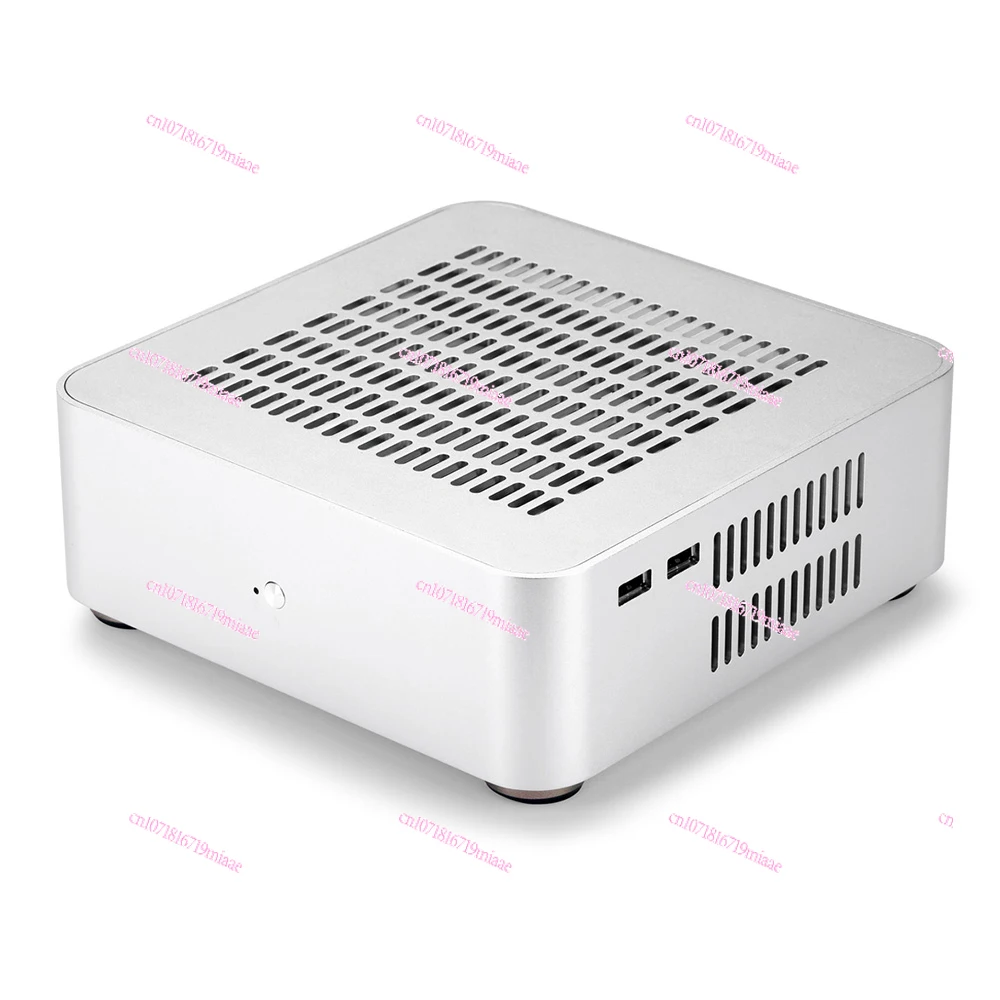 L65 All Aluminum Chassis Small Desktop Computer Case PSU HTPC Mini itx pc with Power Supply