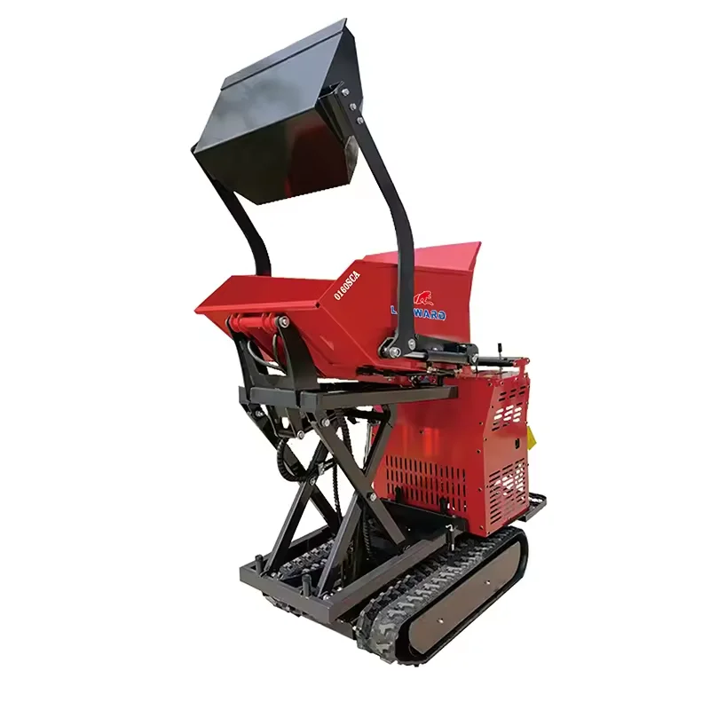 

Customized Crawler Site Mini Dumper for Outdoor Construction Cheap Price 500kg Gasoline Mini Crawler Dumper for Garden Palm Farm