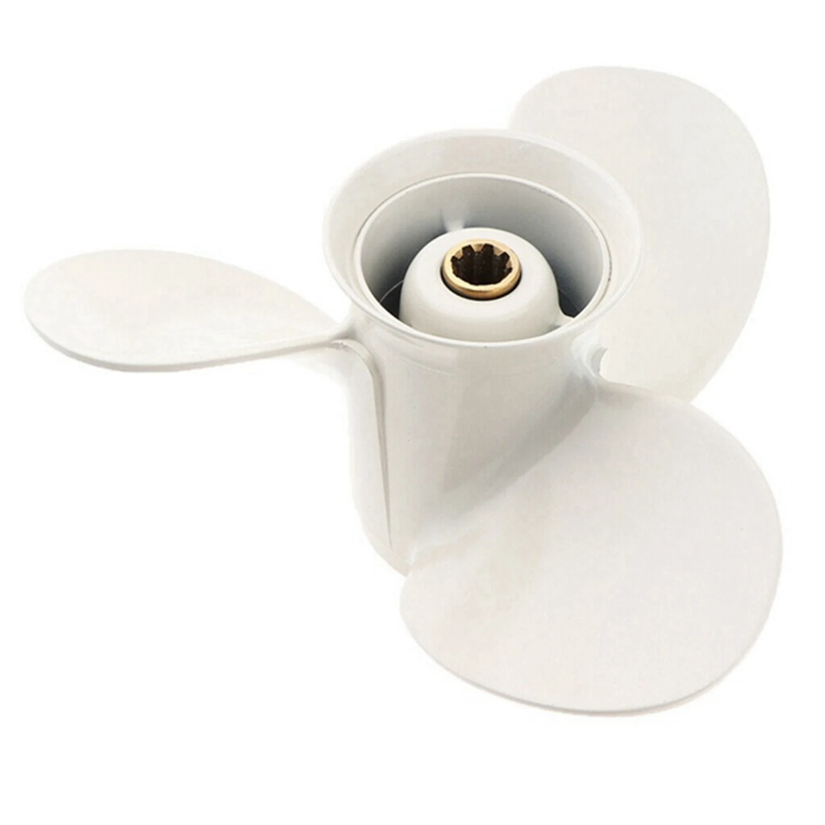 2X Propeller For 9.9Hp 15Hp 9 1/4 X10 Boat Aluminum Alloy Screw 3 Blade 8 Spline Marine Engine Part