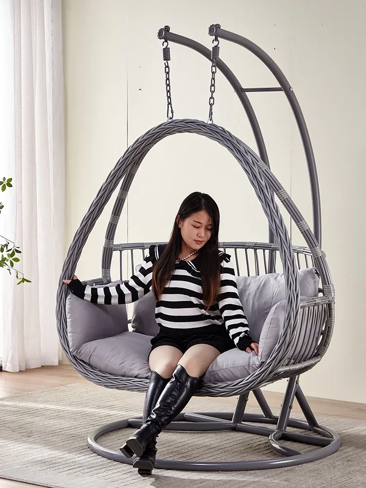 Glider Balcony Home Rocking Chair Indoor Swing Chair Bird Nest Recliner Cradle Hammock Bedroom Girl Hanging Basket Rattan Chair