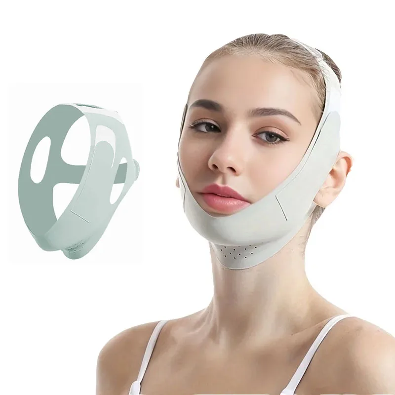 جديد الخامس خط الوجه النساء الوجه التخسيس ضمادة الذقن الخد رفع حزام مكافحة مدلك الوجه الجمال أدوات العناية بالبشرة TLMZ01 #3