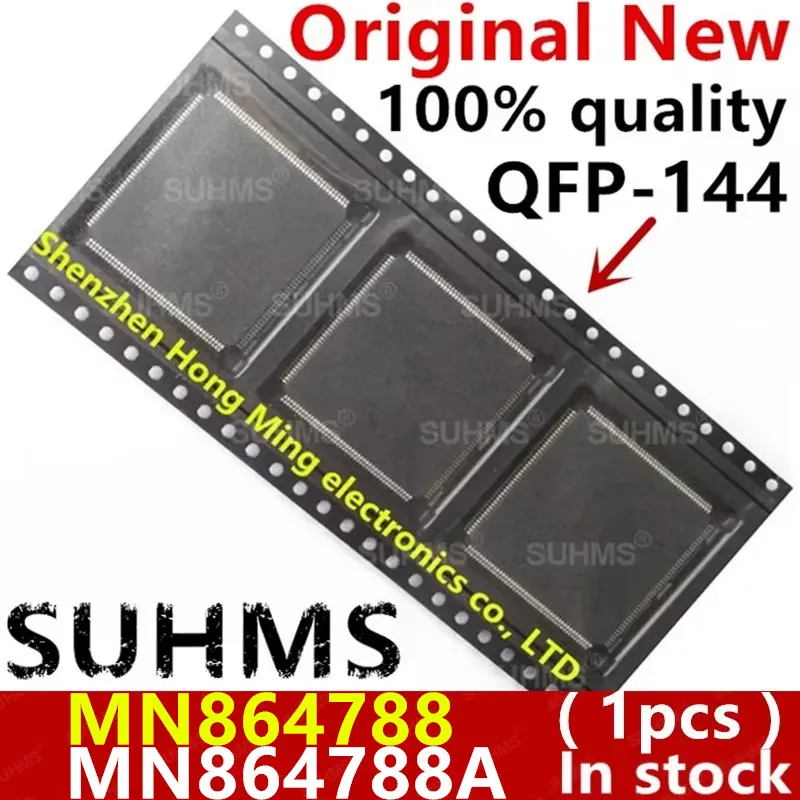 (1 stuk) 100% Nieuwe MN864788 MN864788A QFP-144 Chipset