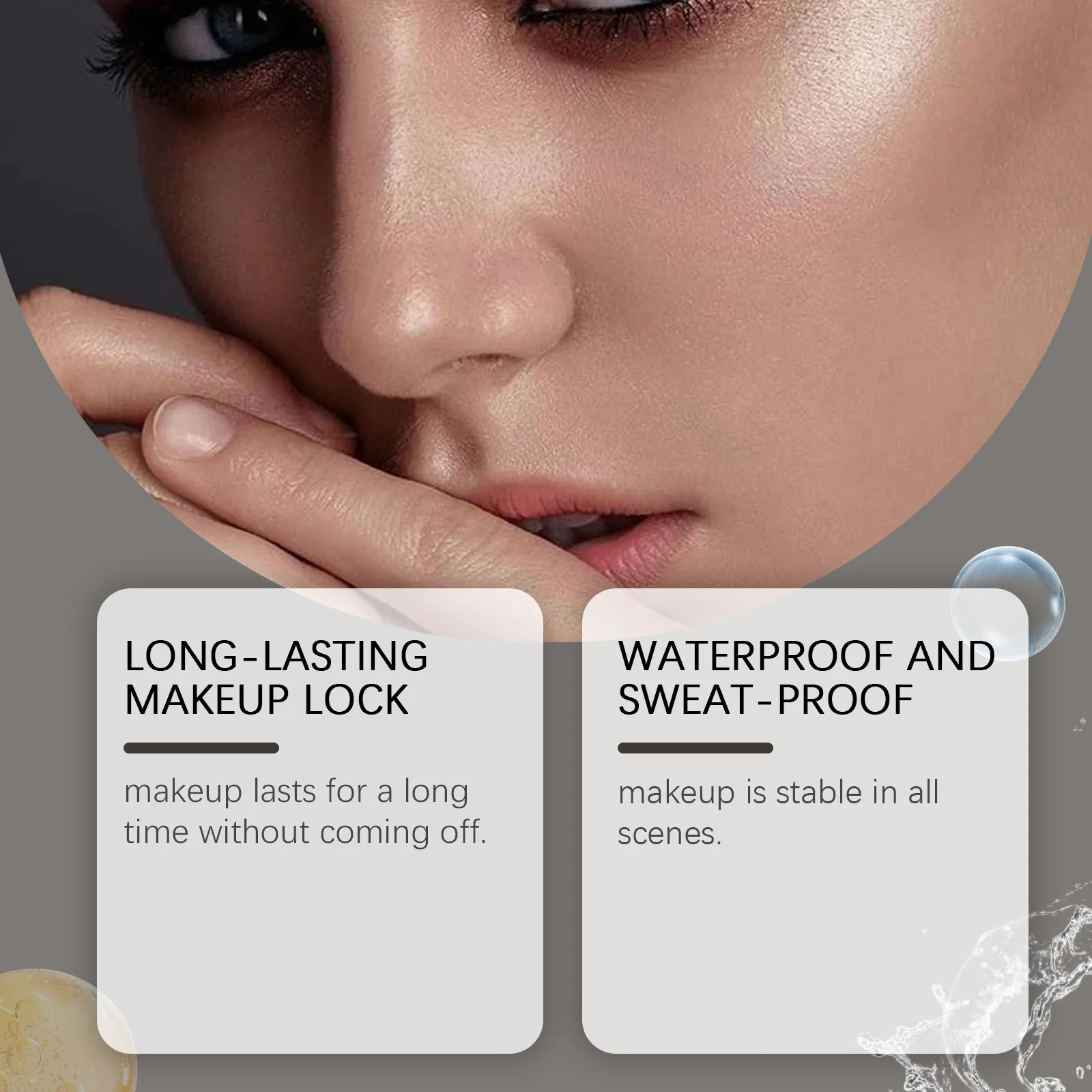 100ml Zephoco Easy Bake Makeup Setting Spray Powder Long-Lasting Makeup Lock Easy Bake Waterproof Moisturizing Skin Makeup Care
