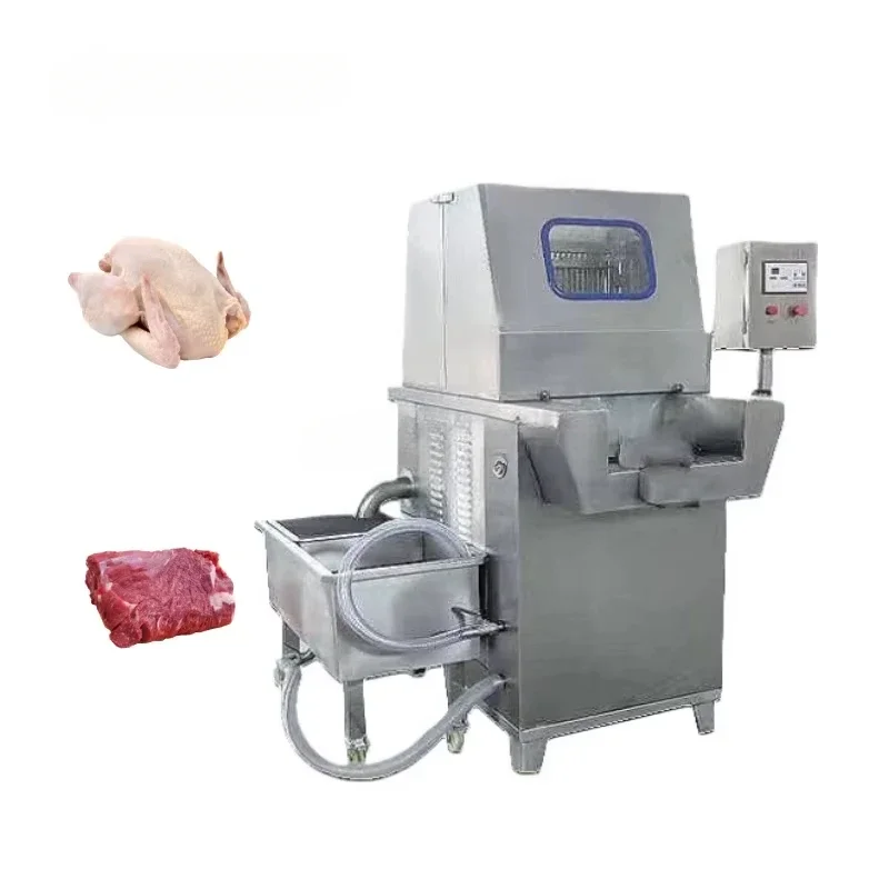 Commercial CE Fish Pork Poultry Beef Brine Machine Chicken Breast Meat Saline Injector Salt Brine Injecting Machine