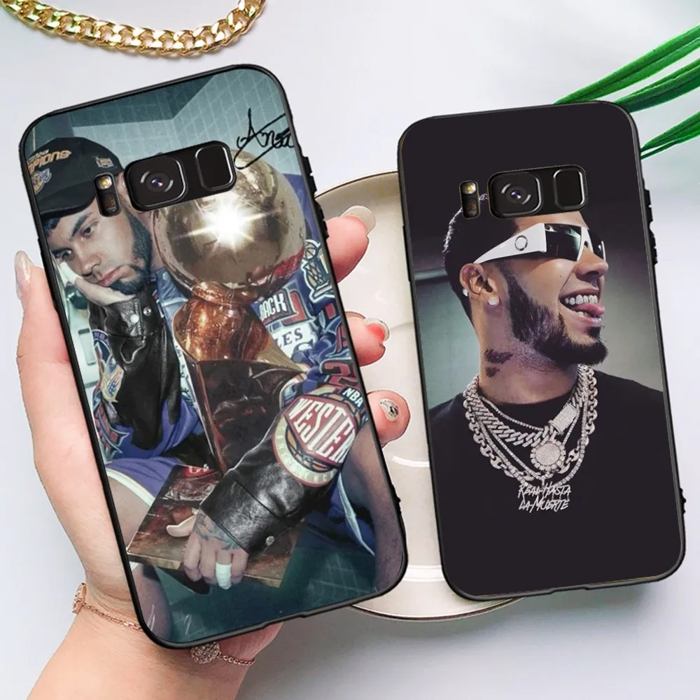 A-Anuel AA Rappers Phone Case For Samsung Note 8 9 10 20 Pro Plus Lite M 10 11 20 30 21 31 51 A 21 22 42 02 03